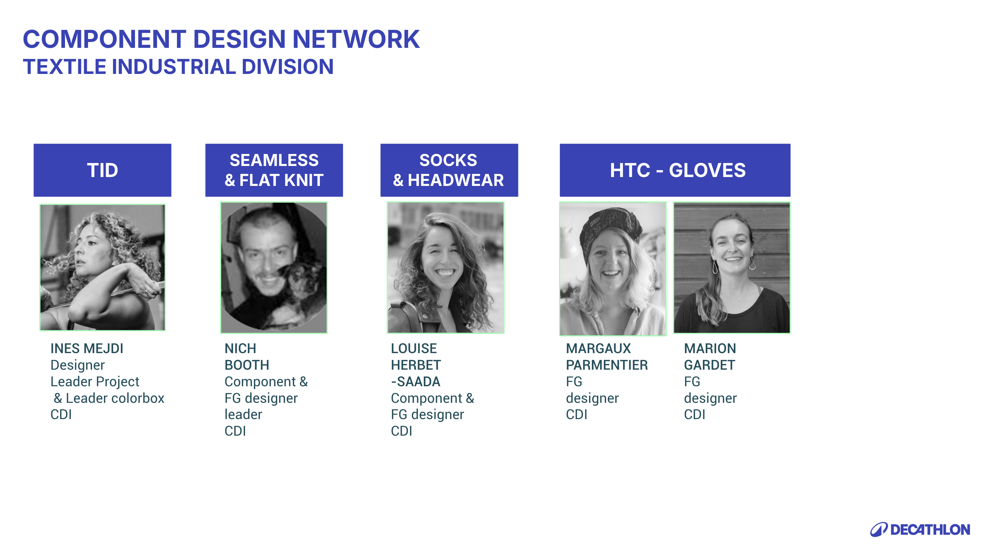 COMPONENT DESIGN NETWORK – APPAREL DESIGN NETWORK